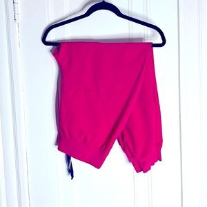 Figs High Waisted Zamora Jogger Scrub Pants Ultra Rose Size LP